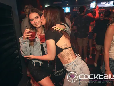 A professional photo of guests enjoying themselves at Cocktails Nightclub from our gallery.