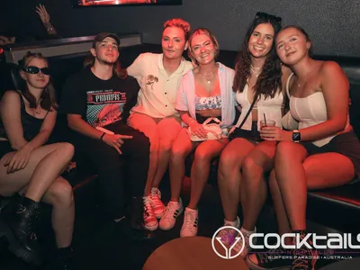 A professional photo of guests enjoying themselves at Cocktails Nightclub from our gallery.