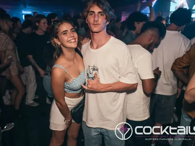 A professional photo of guests enjoying themselves at Cocktails Nightclub from our gallery.