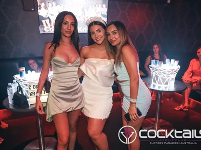 A professional photo of guests enjoying themselves at Cocktails Nightclub from our gallery.