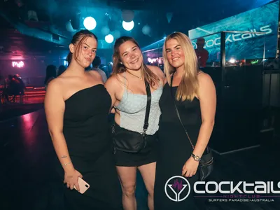 A professional photo of guests enjoying themselves at Cocktails Nightclub from our gallery.