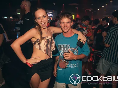 A professional photo of guests enjoying themselves at Cocktails Nightclub from our gallery.