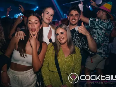 A professional photo of guests enjoying themselves at Cocktails Nightclub from our gallery.