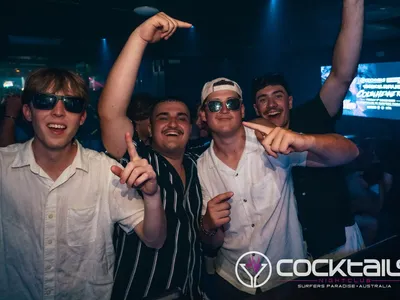 A professional photo of guests enjoying themselves at Cocktails Nightclub from our gallery.