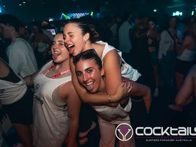 A professional photo of guests enjoying themselves at Cocktails Nightclub from our gallery.