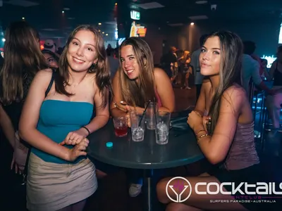 A professional photo of guests enjoying themselves at Cocktails Nightclub from our gallery.