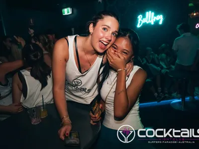 A professional photo of guests enjoying themselves at Cocktails Nightclub from our gallery.