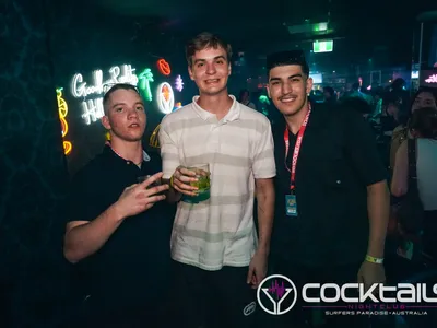 A professional photo of guests enjoying themselves at Cocktails Nightclub from our gallery.