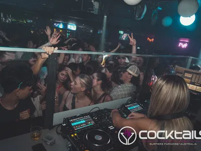 A professional photo of guests enjoying themselves at Cocktails Nightclub from our gallery.