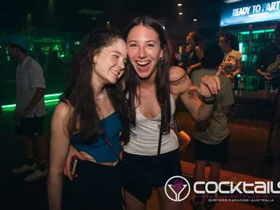 A professional photo of guests enjoying themselves at Cocktails Nightclub from our gallery.