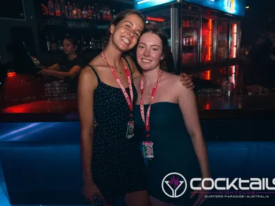 A professional photo of guests enjoying themselves at Cocktails Nightclub from our gallery.