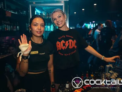 A professional photo of guests enjoying themselves at Cocktails Nightclub from our gallery.