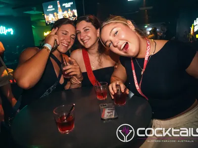 A professional photo of guests enjoying themselves at Cocktails Nightclub from our gallery.