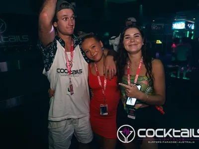 A professional photo of guests enjoying themselves at Cocktails Nightclub from our gallery.