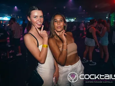 A professional photo of guests enjoying themselves at Cocktails Nightclub from our gallery.