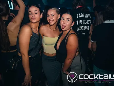 A professional photo of guests enjoying themselves at Cocktails Nightclub from our gallery.