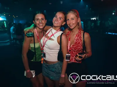 A professional photo of guests enjoying themselves at Cocktails Nightclub from our gallery.