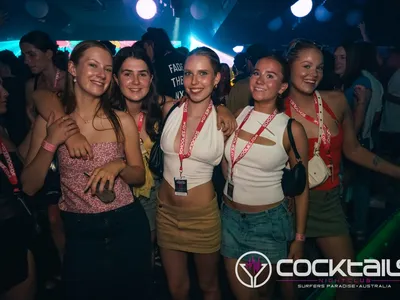 A professional photo of guests enjoying themselves at Cocktails Nightclub from our gallery.