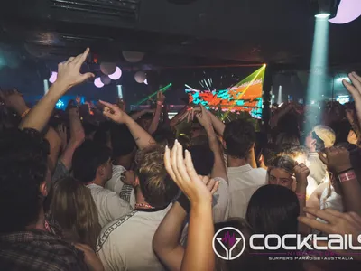 A professional photo of guests enjoying themselves at Cocktails Nightclub from our gallery.