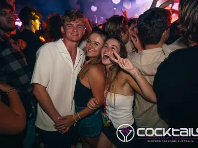 A professional photo of guests enjoying themselves at Cocktails Nightclub from our gallery.