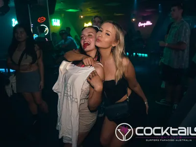 A professional photo of guests enjoying themselves at Cocktails Nightclub from our gallery.