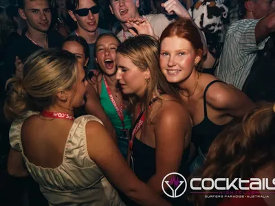 A professional photo of guests enjoying themselves at Cocktails Nightclub from our gallery.