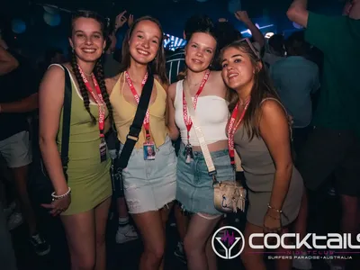 A professional photo of guests enjoying themselves at Cocktails Nightclub from our gallery.