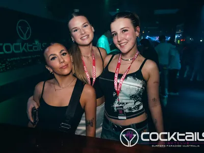 A professional photo of guests enjoying themselves at Cocktails Nightclub from our gallery.