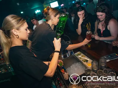 A professional photo of guests enjoying themselves at Cocktails Nightclub from our gallery.