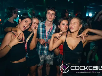 A professional photo of guests enjoying themselves at Cocktails Nightclub from our gallery.