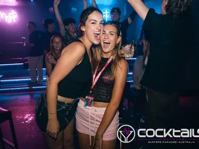 A professional photo of guests enjoying themselves at Cocktails Nightclub from our gallery.