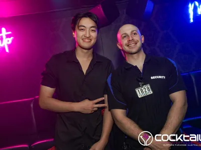 A professional photo of guests enjoying themselves at Cocktails Nightclub from our gallery.