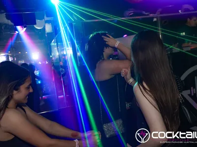 A professional photo of guests enjoying themselves at Cocktails Nightclub from our gallery.