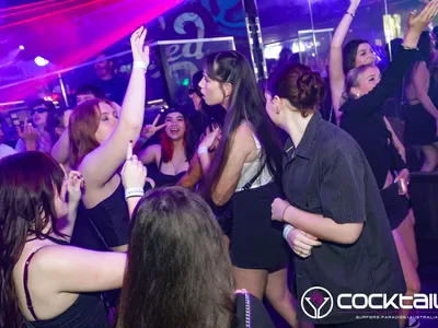 A professional photo of guests enjoying themselves at Cocktails Nightclub from our gallery.