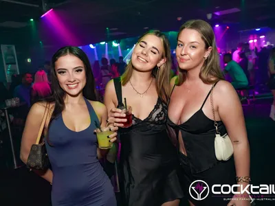 A professional photo of guests enjoying themselves at Cocktails Nightclub from our gallery.