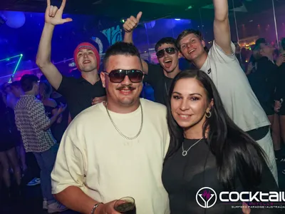 A professional photo of guests enjoying themselves at Cocktails Nightclub from our gallery.