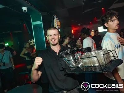 A professional photo of guests enjoying themselves at Cocktails Nightclub from our gallery.