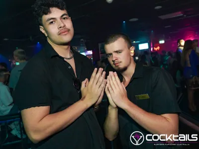 A professional photo of guests enjoying themselves at Cocktails Nightclub from our gallery.