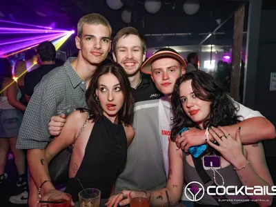 A professional photo of guests enjoying themselves at Cocktails Nightclub from our gallery.