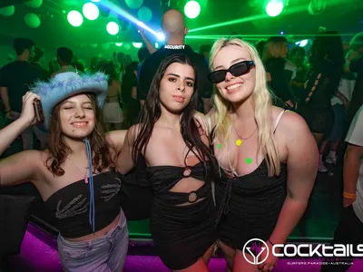 A professional photo of guests enjoying themselves at Cocktails Nightclub from our gallery.