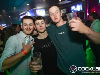 A professional photo of guests enjoying themselves at Cocktails Nightclub from our gallery.