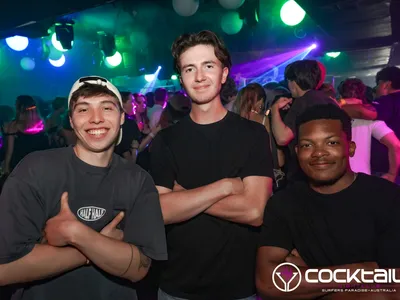 A professional photo of guests enjoying themselves at Cocktails Nightclub from our gallery.