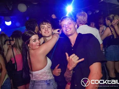 A professional photo of guests enjoying themselves at Cocktails Nightclub from our gallery.