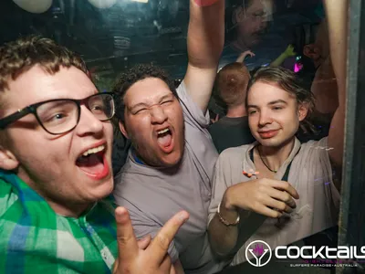 A professional photo of guests enjoying themselves at Cocktails Nightclub from our gallery.