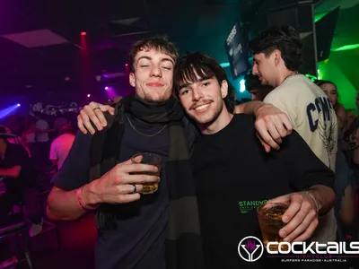 A professional photo of guests enjoying themselves at Cocktails Nightclub from our gallery.