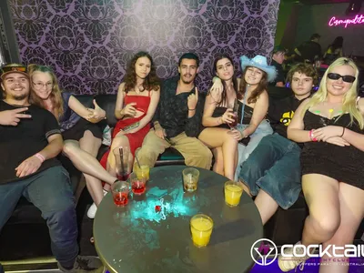 A professional photo of guests enjoying themselves at Cocktails Nightclub from our gallery.