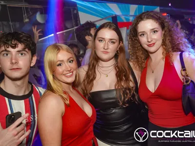 A professional photo of guests enjoying themselves at Cocktails Nightclub from our gallery.