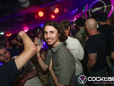 A professional photo of guests enjoying themselves at Cocktails Nightclub from our gallery.