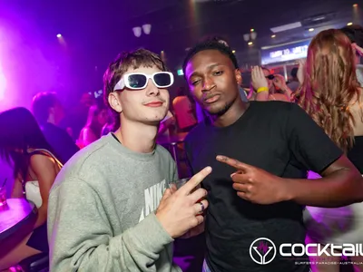 A professional photo of guests enjoying themselves at Cocktails Nightclub from our gallery.