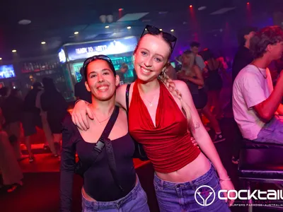 A professional photo of guests enjoying themselves at Cocktails Nightclub from our gallery.